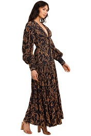 Hire Hender dress in midnight for wedding guests.