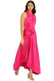 Hire Palmera dress in pink for summer events.