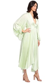 Hire Palms dress in green for wedding guests.