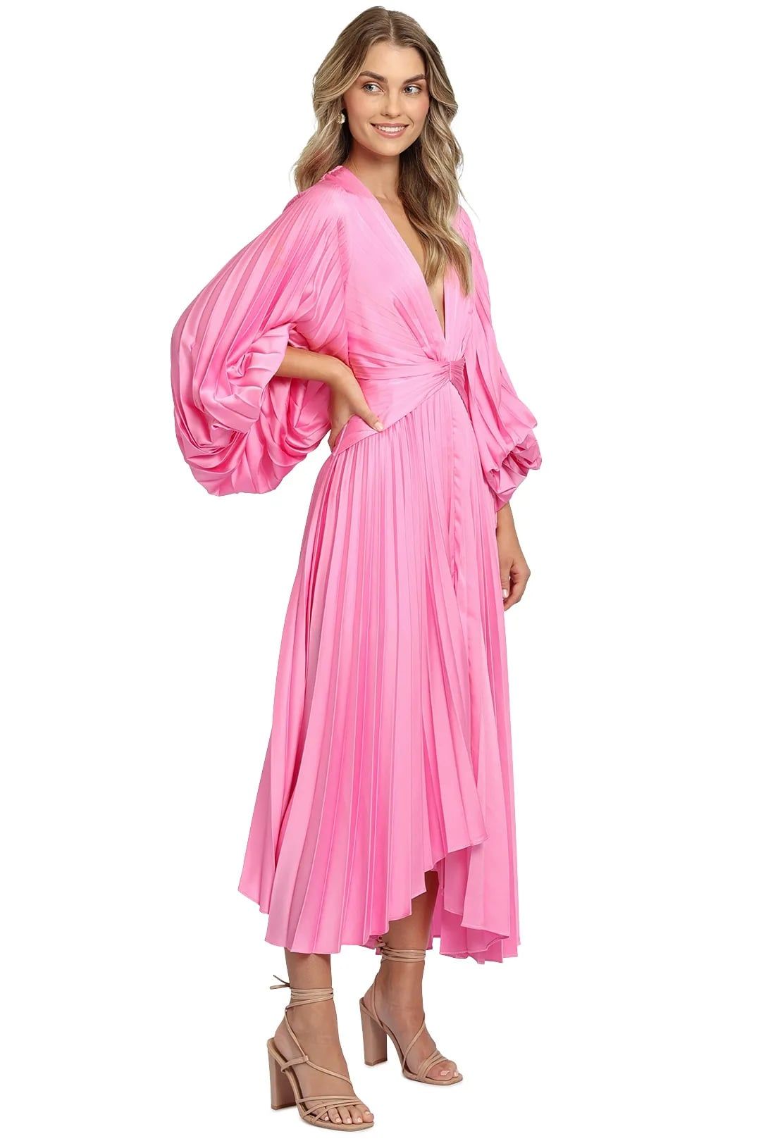 Rent Palms dress in pink for spring events.