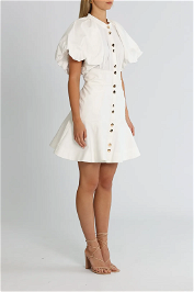 Hire Dalbury Dress in white for wedding guest.