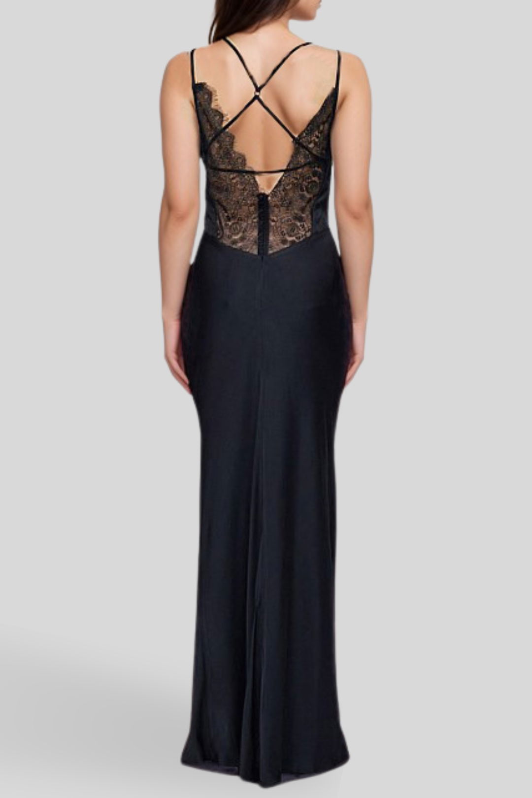 Hire Lucille Lace Maxi Dress in Black | Bec and Bridge | GlamCorner