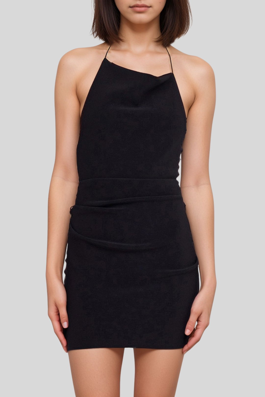 blue dress for baby girl Danka Strapless Mini Dress - Black