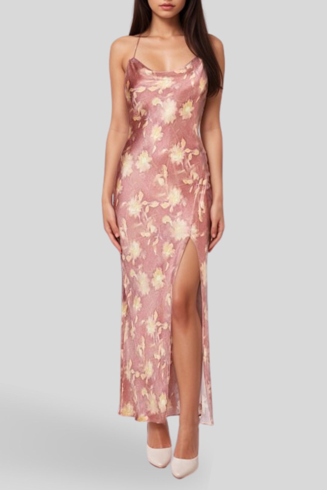 double layer midi dress Nexus Clothing Midi Dress Women Cut Out One Shoulder Double Layer