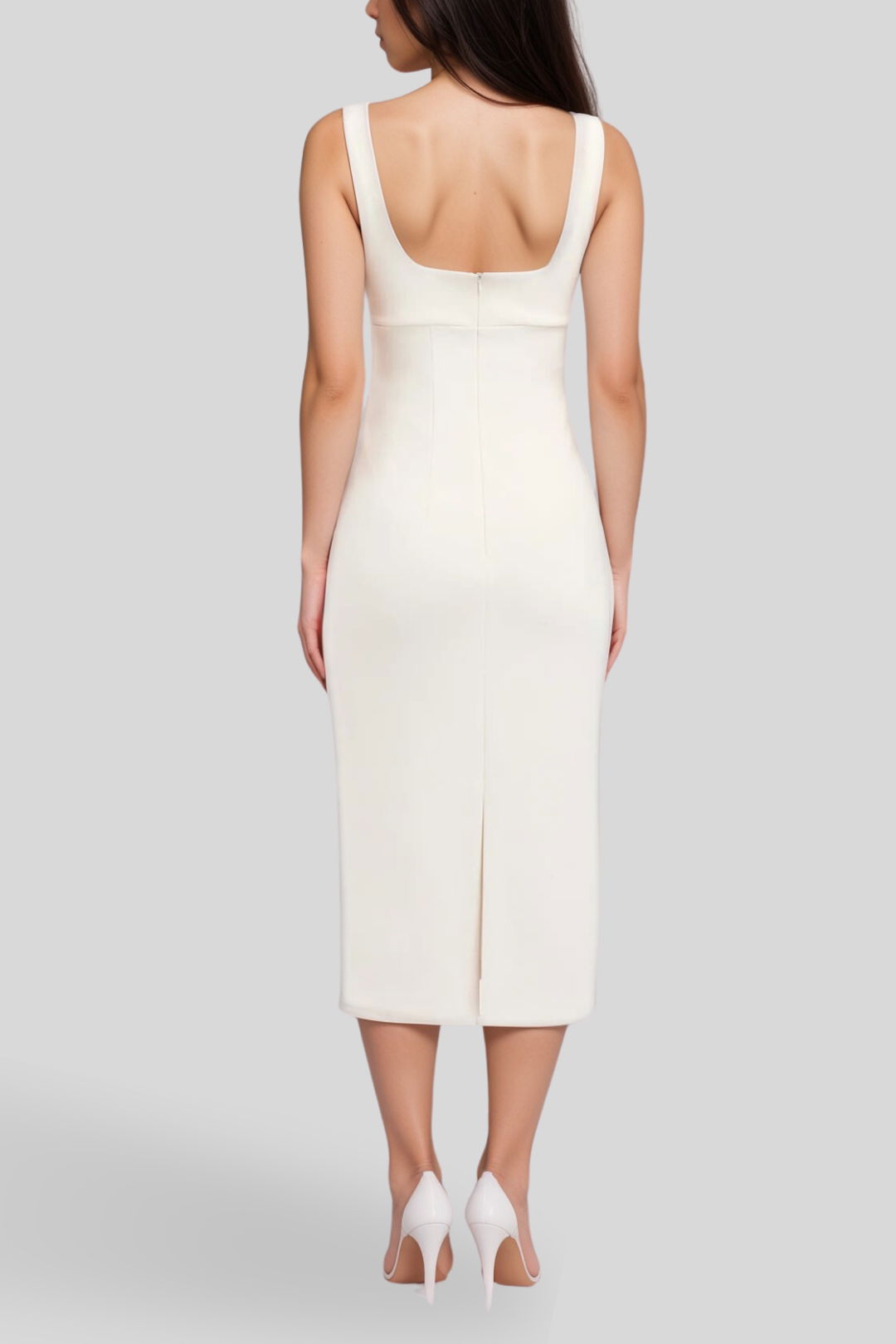 Hire Aurora Midi Dress in Ecru | Kookai | GlamCorner