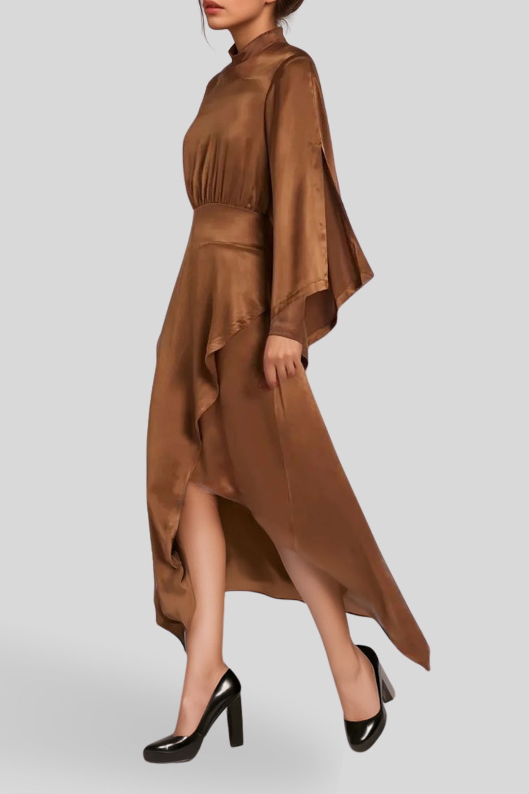Dress hire cocktail Eternal Sunshine Midi Dress - Golden Syrup