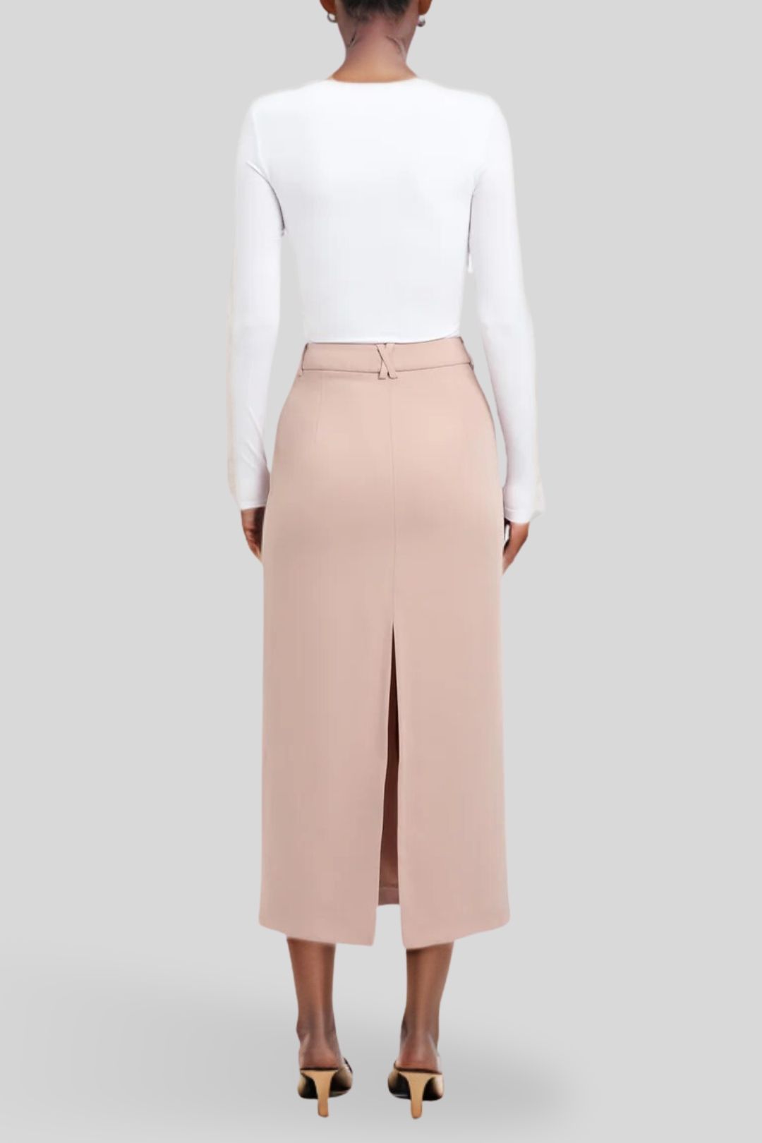 Kookai black midi skirt top