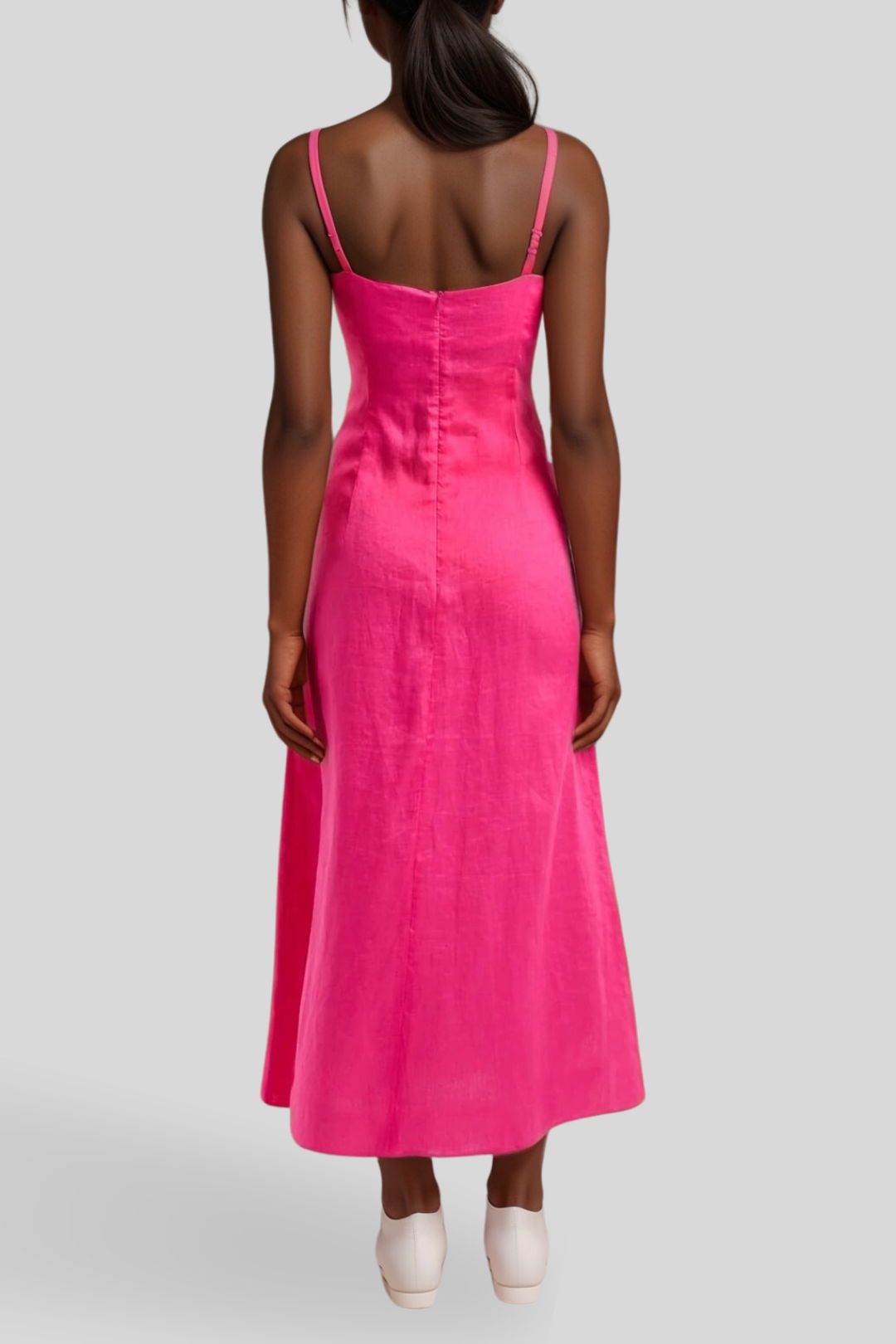 Hire Tahiti Day Dress in Paradise Pink | Kookai | GlamCorner