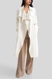 Reiss Eden Trench - WhiteReiss Eden Trench - White Casual Dress Hire