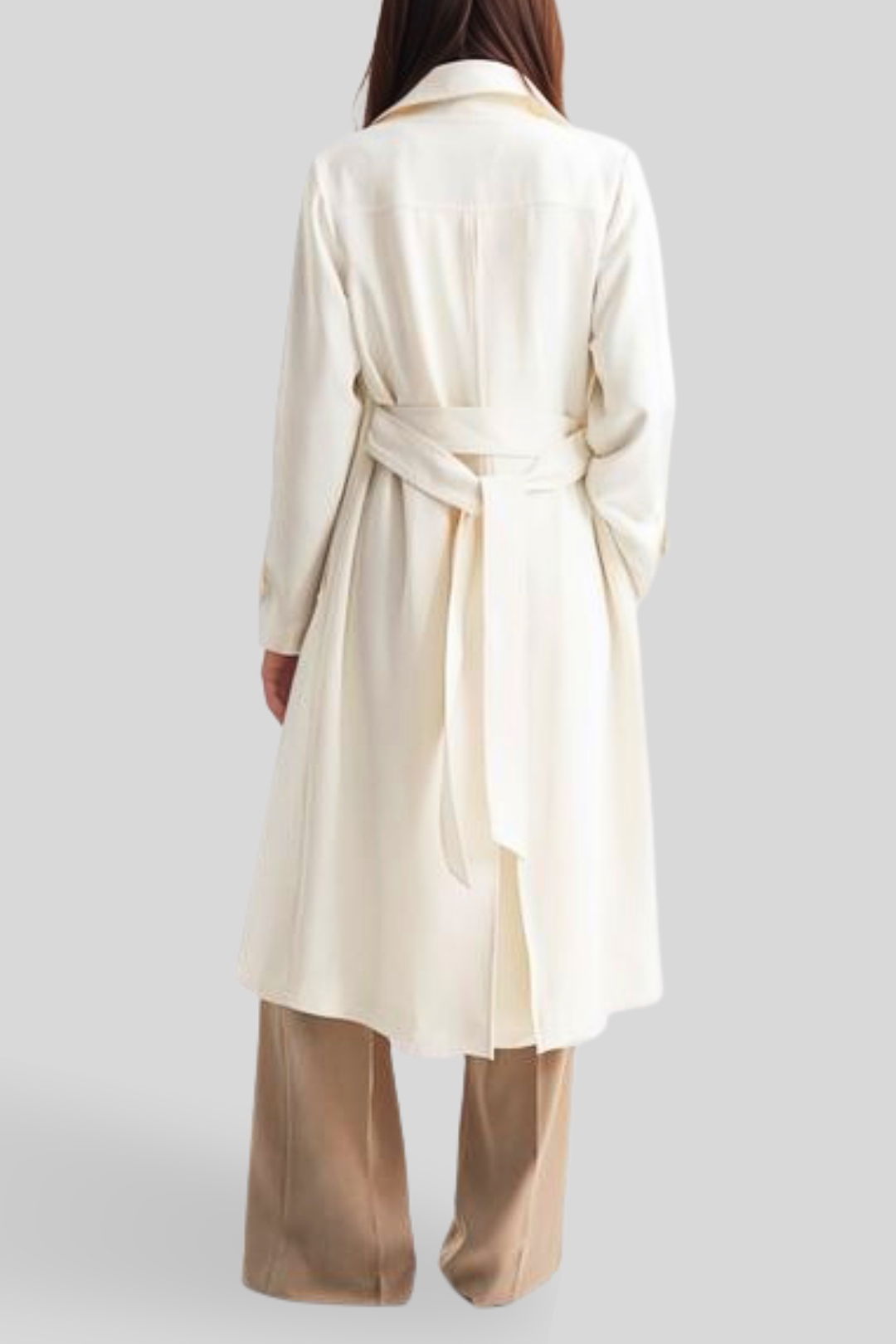 Reiss Eden Trench - White Casual Dress Hire