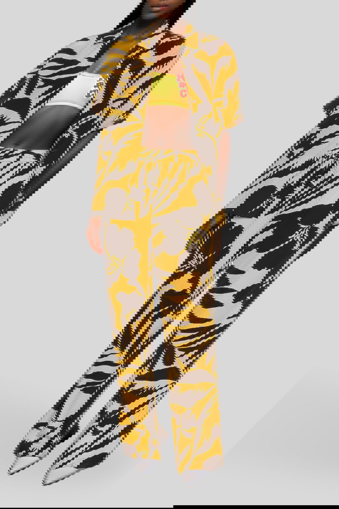 dress hire beach party Drawstring Trouser - Banana Palm