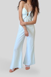 Dress hire party maurie and eve Sky Blue Jumpsuit