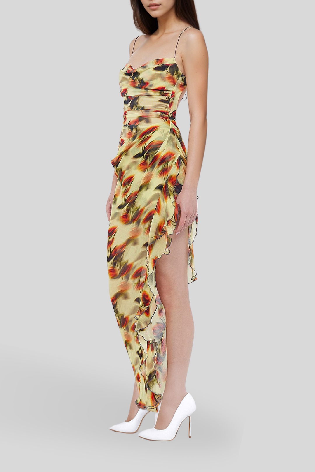 Dress hire wedding guest bec and bridge Fiore Asym Maxi Dress