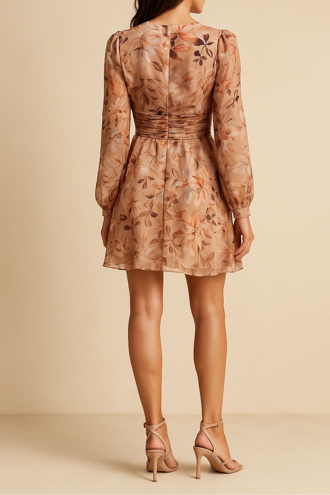 dress hire birthday guess Romina Pleat Flare Dress