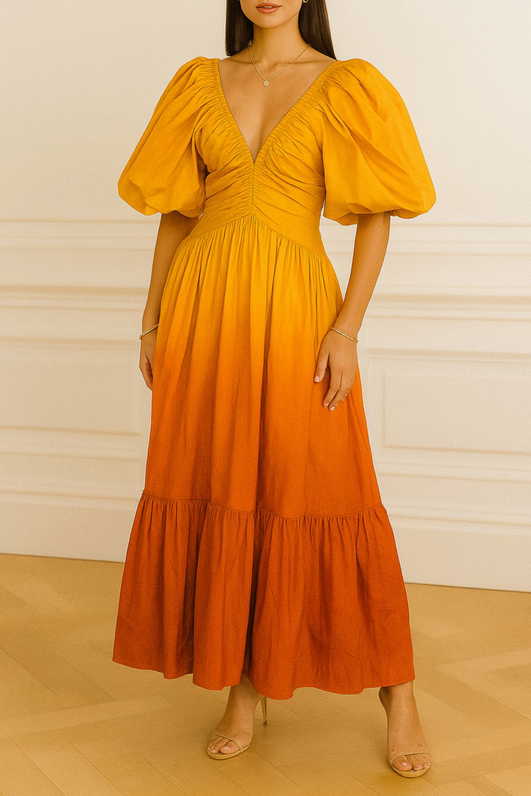 orange dress for birthday Orange Strapless Sparkly Sheer Mermaid Corset Back Birthday Prom Dress