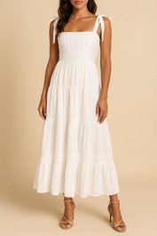 Dress Hire Bridal Shower Kivari	Todos Lace Maxi Dress