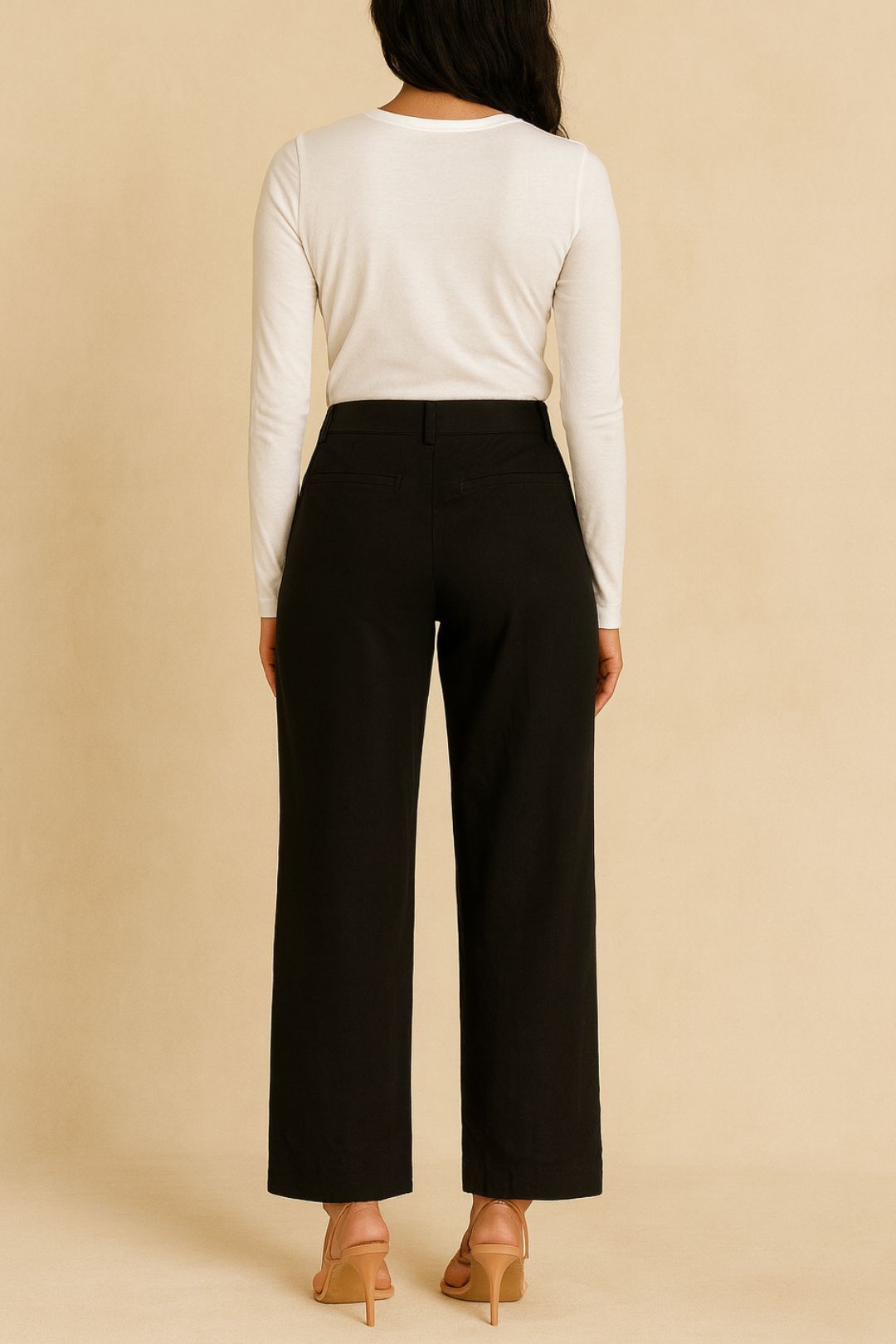 Dress Hire Brunch AERE Black Organic Cotton Relaxed Pants