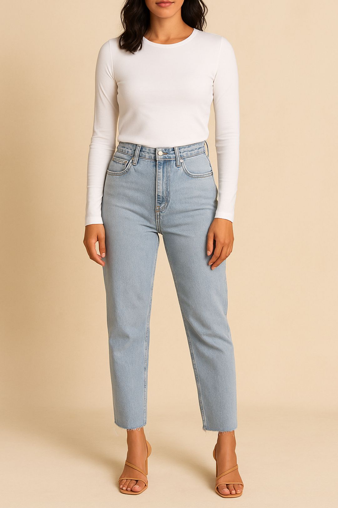 Dress Hire Brunch AERE Comfort Fit Light Washed Jean Blue