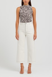 dress hire casual AERE	Overstitch Straight Leg Pants