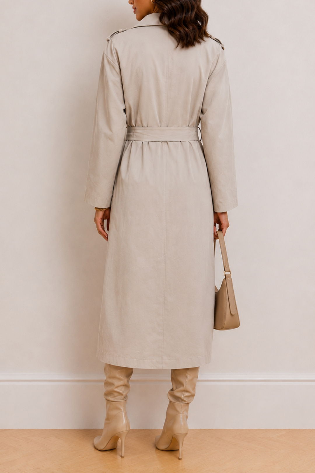 Dress Hire Brunch Calli	Oversized Trench - Stone