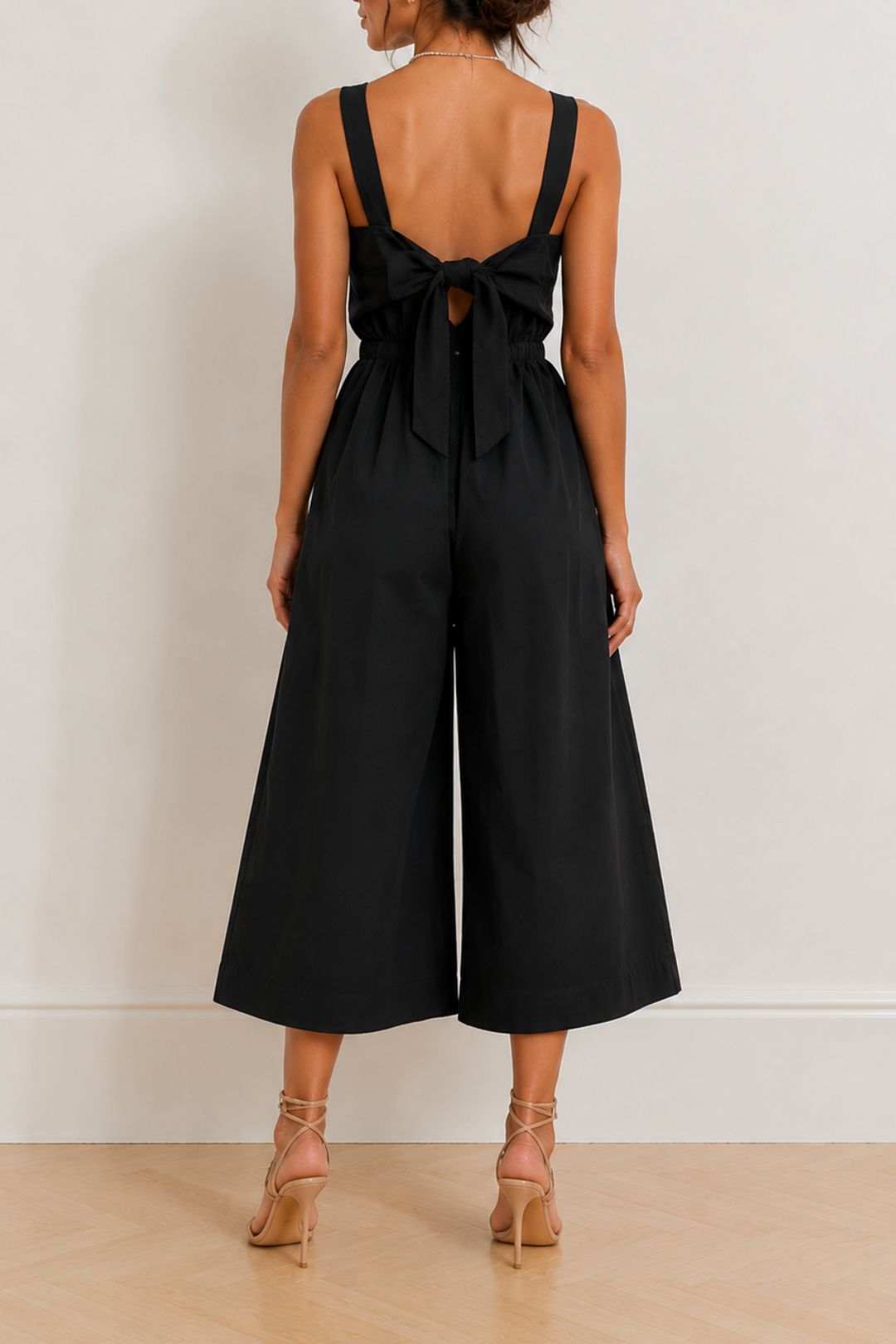 Dress Hire Brunch COS	Bow-Back Wide-Leg Jumpsuit
