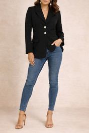 Dress Hire Brunch Elliatt Coppelia Blazer Black