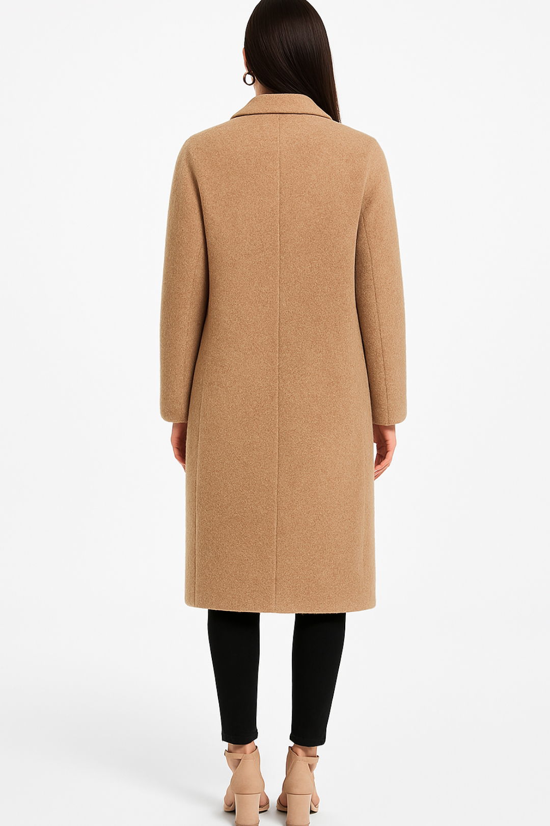Friend of Audrey - Paris Wool Camel Coat - Camel - Front