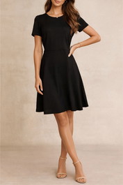 Dress Hire brunch Marcs	Textured Tencel Dress Black