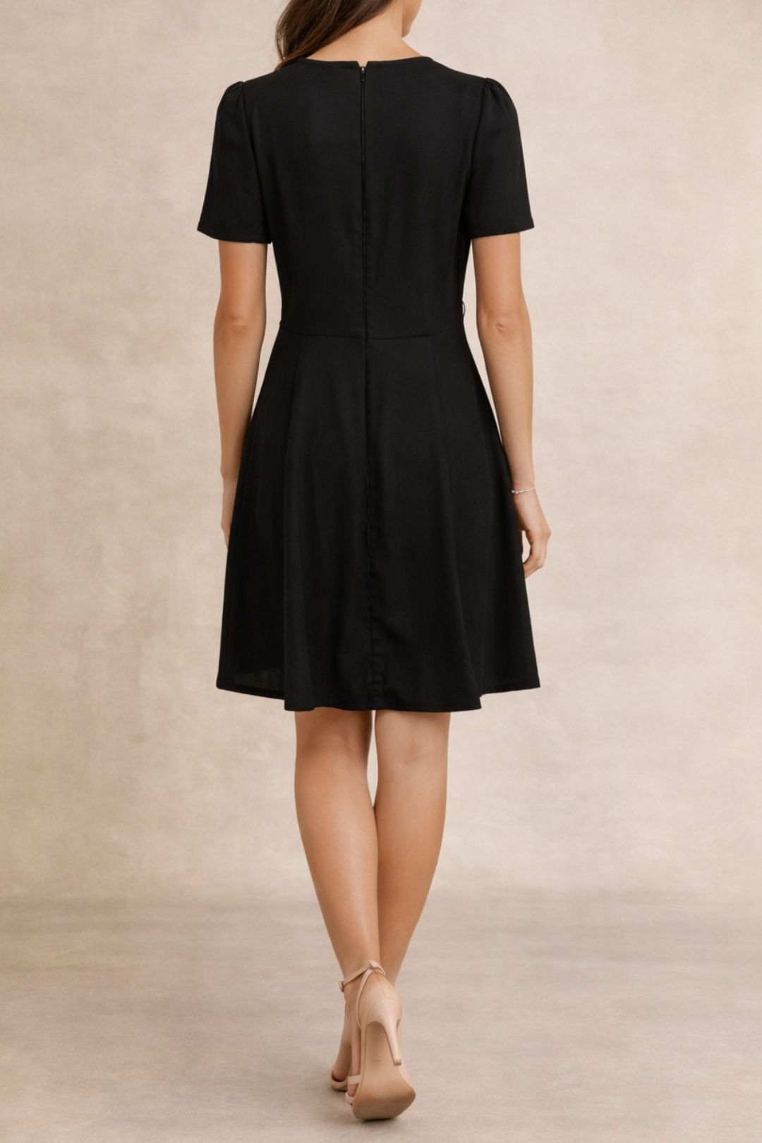 Dress Hire brunch Marcs	Textured Tencel Dress Black