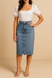 Dress Hire Brunch Nobody Denim Lexi Skirt Cultured