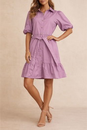 Dress Hire Brunch Portmans Belted Shirt Dress 