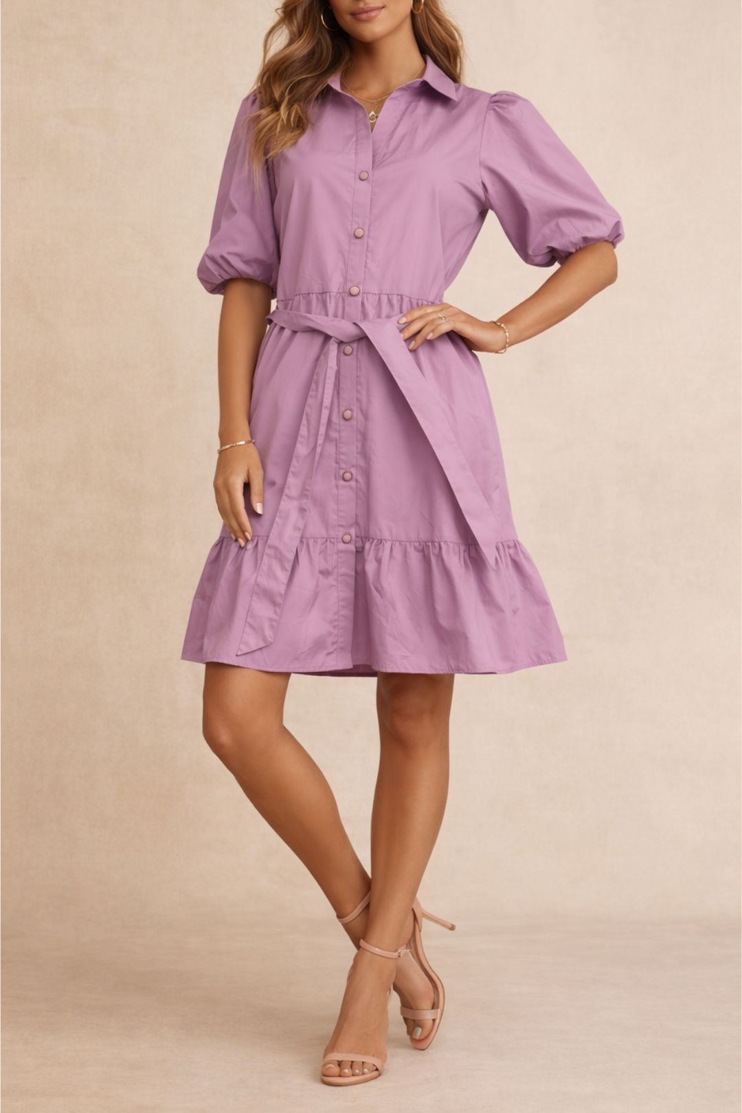 Dress Hire Brunch Portmans Belted Shirt Dress 