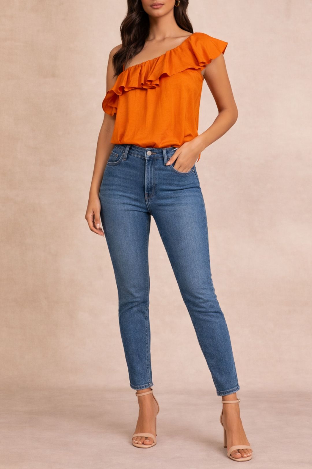 Dress hire brunch Sass & Bide	Rock It Like Star Top - Orange
