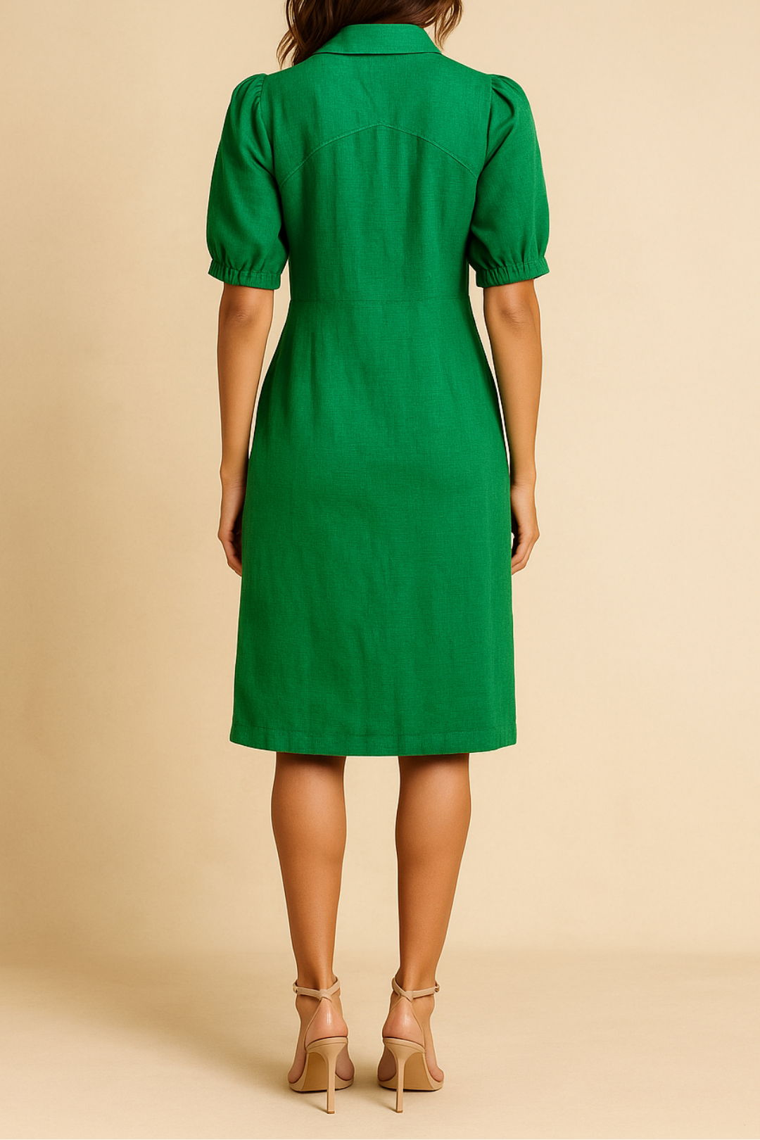Dress hire brunch VERGE Enrich Dress in Emerald
