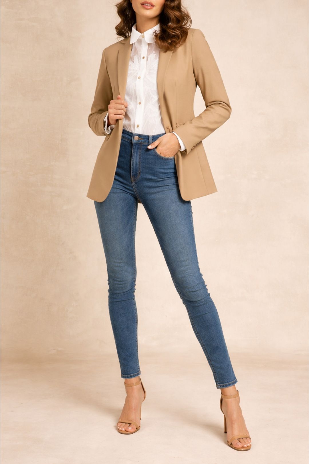 Dress Hire Brunch Whistles Sonia Single Breasted Jacket