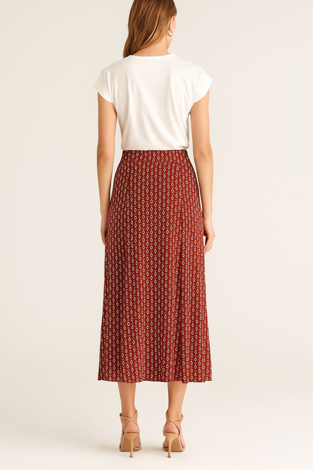 Dress Hire brunch Witchery Mini Ikat Seam Skirt A line