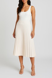 dress hire work function atmost&here Gaelle Knit Midi Skirt