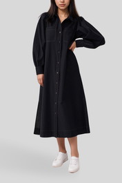 Dress Hire Brunch Ceres Classic Shirt Dress In Organic Cotton Poplin