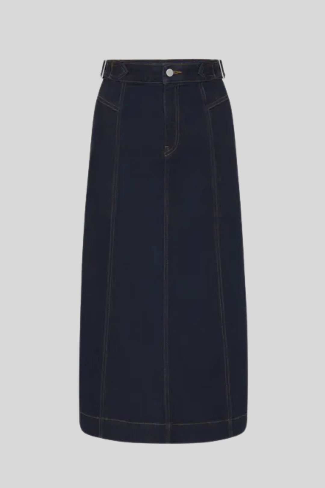 Dress Hire Casual David Lawrence June A-line Denim Skirt in Indigo