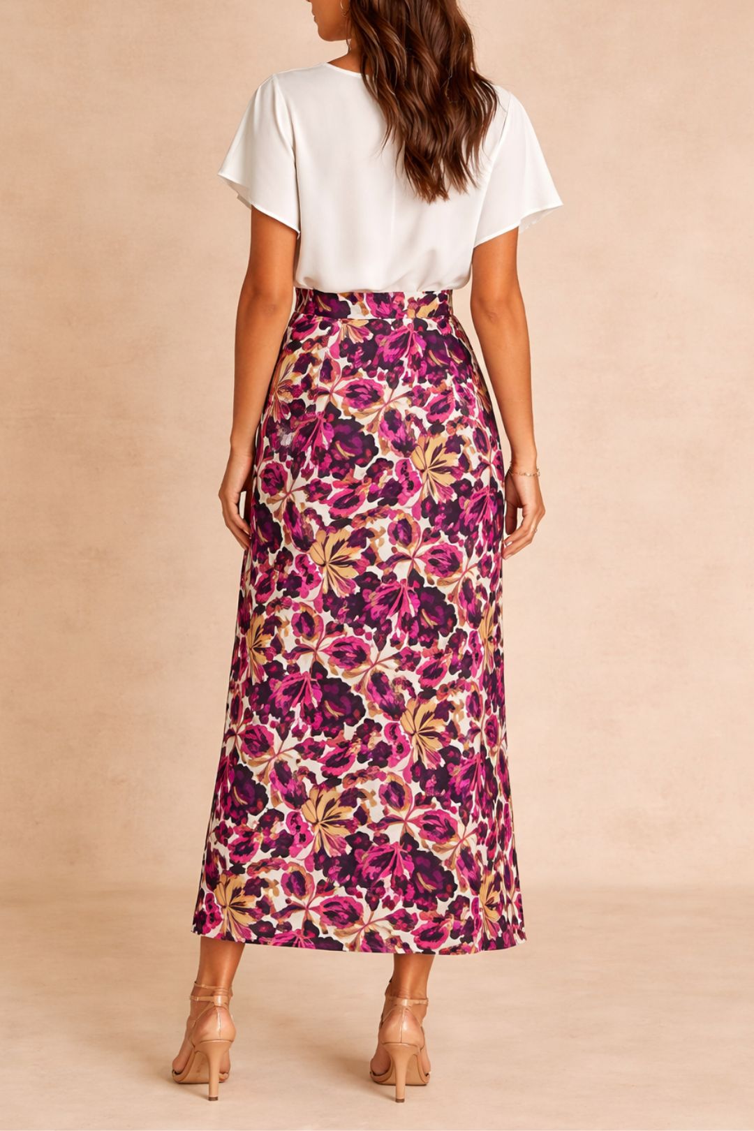 Dress Hire CASUAL DECJUBA	Multi Coloured Print Midi Skirt Floral