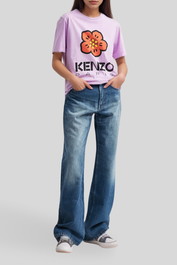 Dress Hire casual kenzo Purple Kenzo Paris Poppy Flower Loose T-Shirt