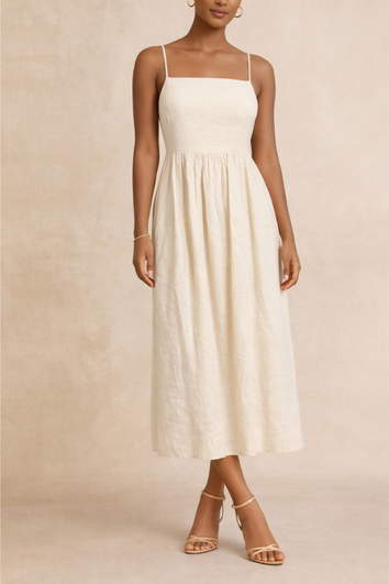 white christmas dresses Gratuita Long Sleeve Rib Maxi Dress | Cream | Womens