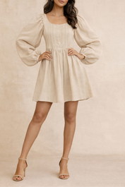 dress hire casual Kinga Csilla Java Mascali Mini Dress