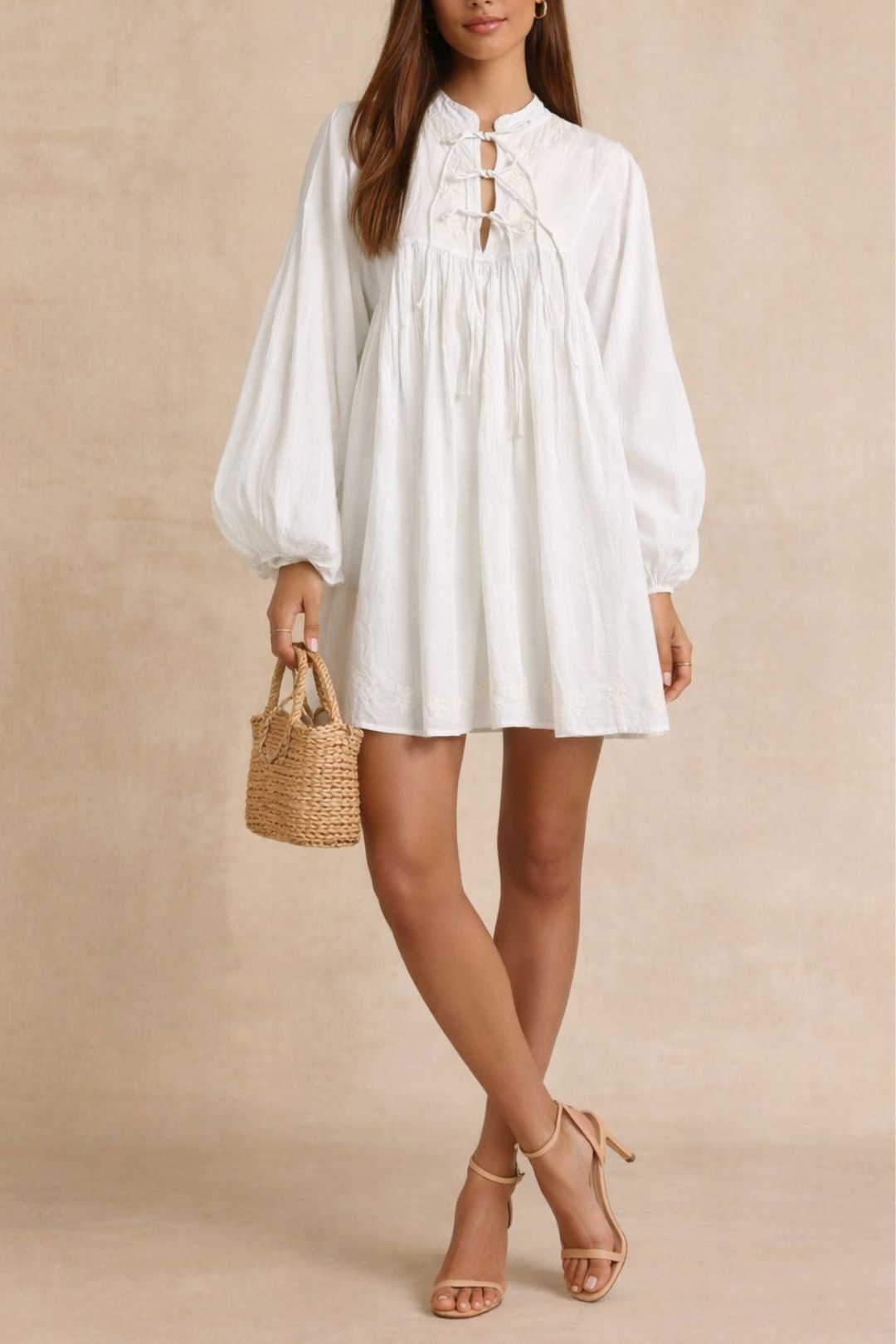 dress hire casual Kinga Csilla Rae Recycled Cotton Marrakech Mini