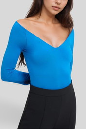 Dress Hire casual Kookai - Coby Vee Top - Diva Blue