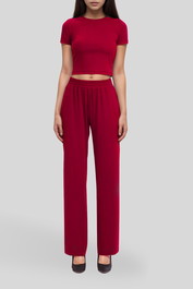 Dress Hire causal kookai Valley Tee - Cherry