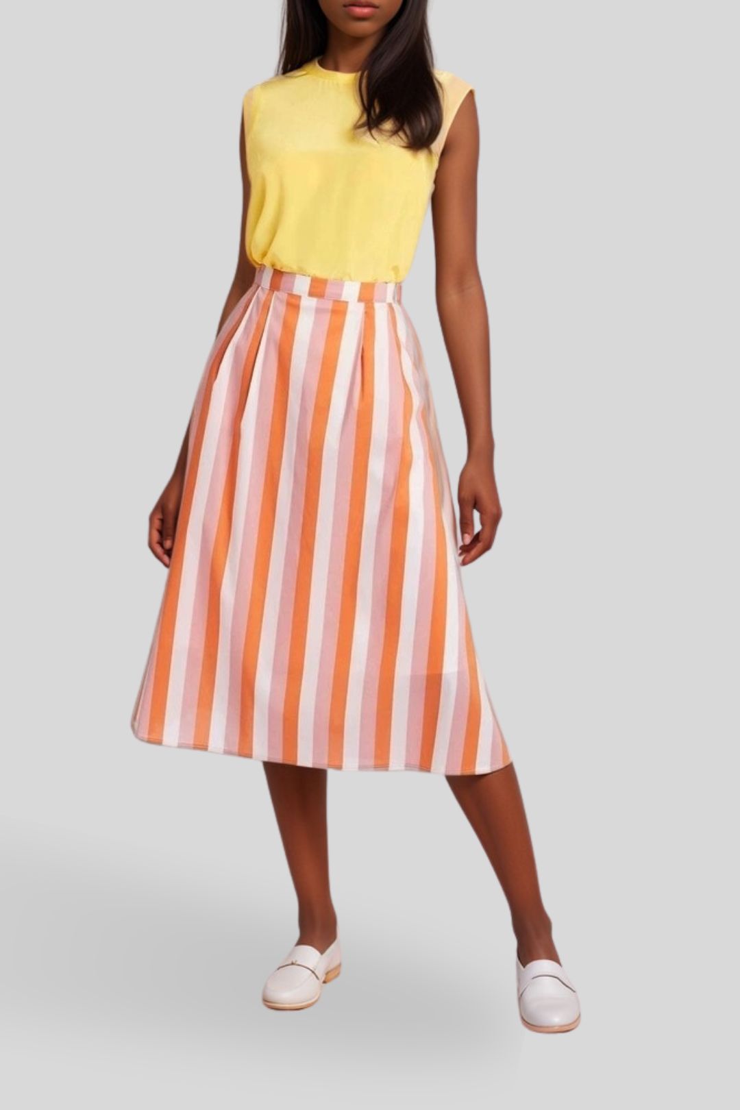 Hire Candy Stripe Skirt Marcs GlamCorner