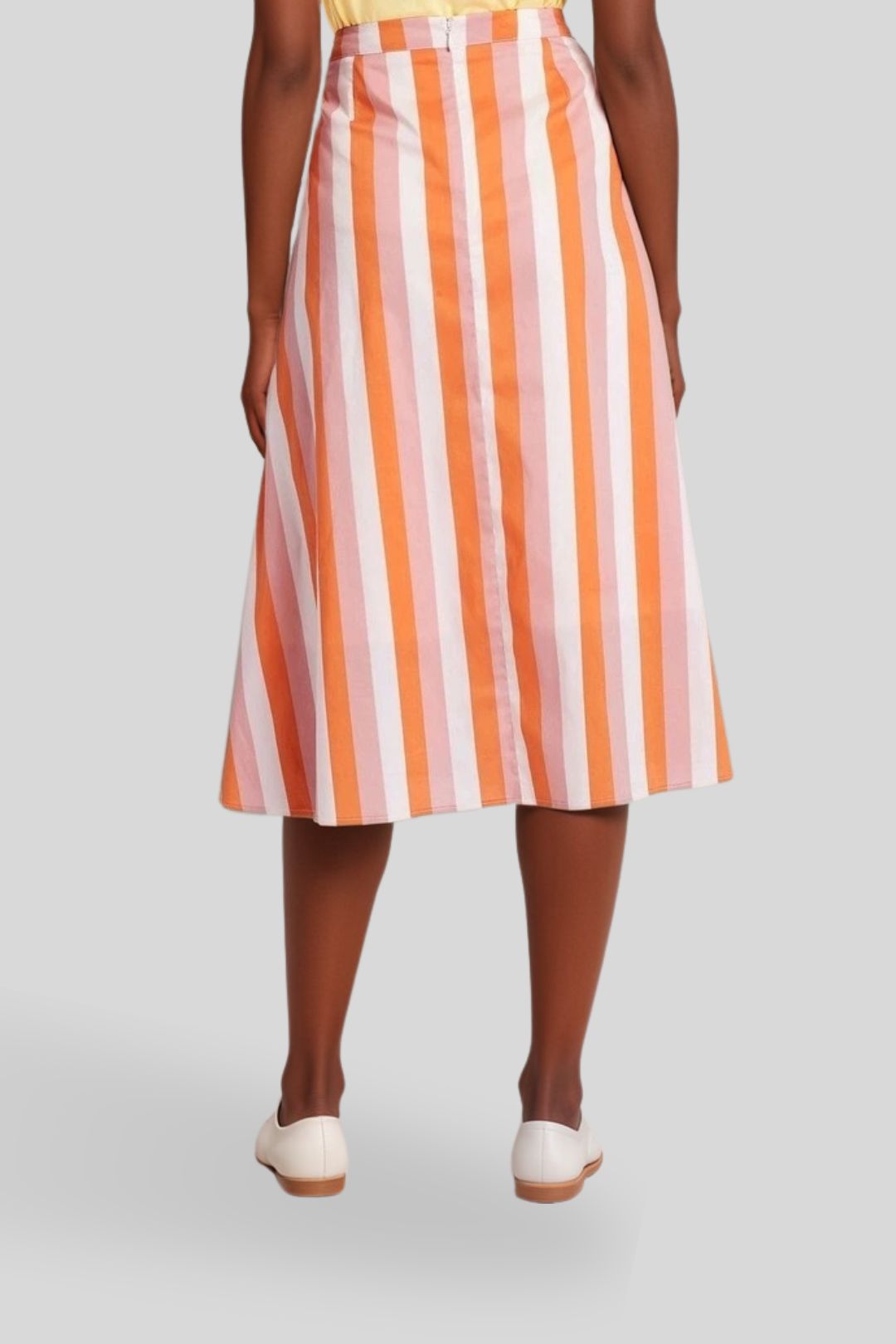 Striped skirt casual outlet
