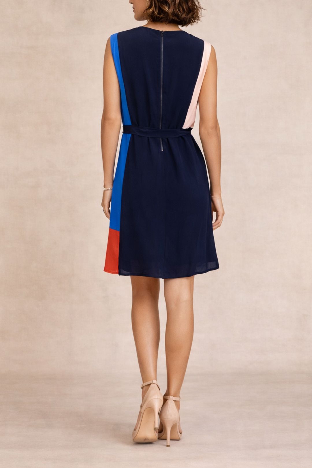 Dress Hire Casual Marcs	Colourblock Silk Mini Dress