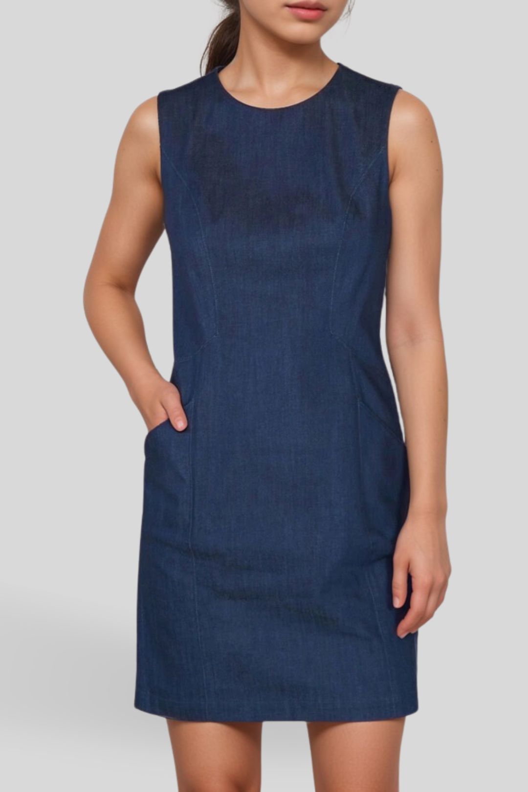 Smart denim dress hotsell